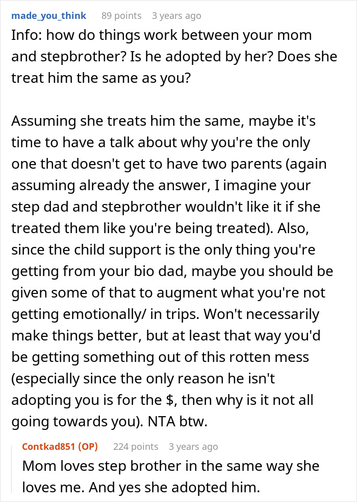 Teen calls out stepdad for ignoring him as mom defends stepdad’s role and urges to let the situation go. Teen calls out stepdad for ignoring him as mom defends stepdad’s role and urges to let the situation go.