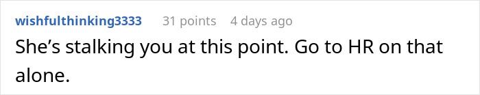 Screenshot of an online comment about a woman filming her coworker to prove she&rsquo;s not actually disabled.