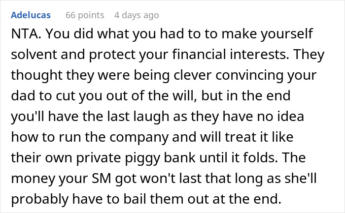Reddit comment explaining actions taken after emptying fathers estate and dealing with a useless will situation. Reddit comment explaining actions taken after emptying fathers estate and dealing with a useless will situation.