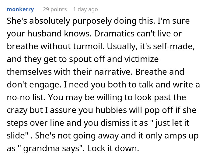 Pregnant woman refuses expired food in her pantry from 1999, causing tension with mother-in-law over meals. Pregnant woman refuses expired food in her pantry from 1999, causing tension with mother-in-law over meals.