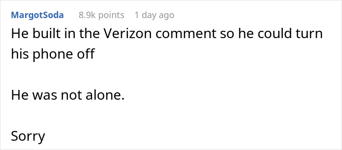 Screenshot of a Reddit comment revealing a husband lied about going on a camping trip with his bro who was actually home.