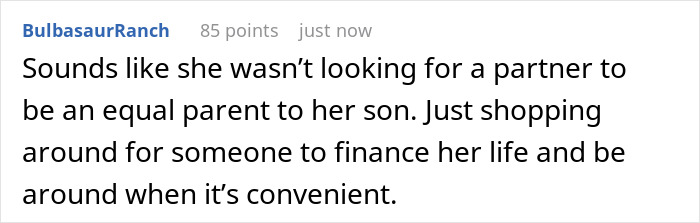 Comment about a stepson, college, and family money discussing parenting and financial support expectations. Comment about a stepson, college, and family money discussing parenting and financial support expectations.