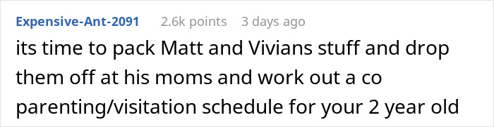 Comment about packing fiancé and stepdaughter’s belongings, related to woman snapping and kicking them out. Comment about packing fiancé and stepdaughter’s belongings, related to woman snapping and kicking them out.