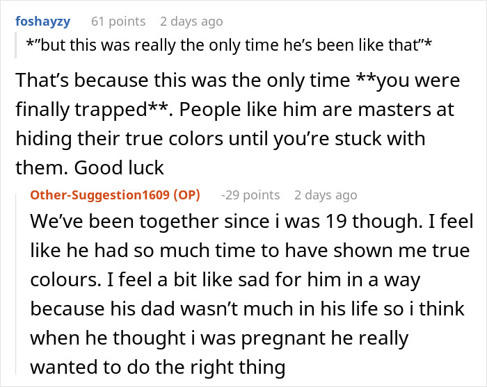 Online discussion revealing a man showing his true colors after assuming fiancée is pregnant, causing shock and humiliation. Online discussion revealing a man showing his true colors after assuming fiancée is pregnant, causing shock and humiliation.