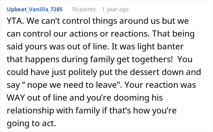 Screenshot of an online comment discussing a SIL holding a couple hostage at dinner and threatening to destroy car with food. Screenshot of an online comment discussing a SIL holding a couple hostage at dinner and threatening to destroy car with food.
