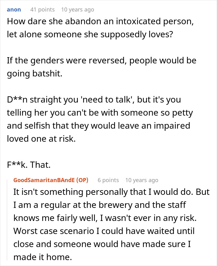 Reddit conversation discussing a guy&rsquo;s heroic actions leaving him single and realizing he wasn&rsquo;t the problem.