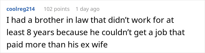Screenshot of Reddit comment about an unemployed guy not working for eight years, user coolreg214 text post Screenshot of Reddit comment about an unemployed guy not working for eight years, user coolreg214 text post
