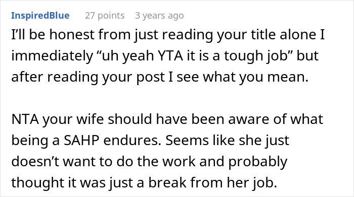 Man Spends 25 Years Being Stay-At-Home Dad, Confused When Wife Fails With Only One Kid Man Spends 25 Years Being Stay-At-Home Dad, Confused When Wife Fails With Only One Kid
