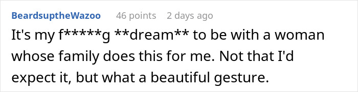 Commenter reacts emotionally online about traditional gross food versus American dishes debate.