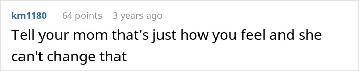 Comment text on a social media post where a teen calls out stepdad for ignoring him, and mom defends the stepdad. Comment text on a social media post where a teen calls out stepdad for ignoring him, and mom defends the stepdad.