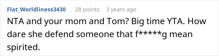 Screenshot of a Reddit comment debating a teen calling out stepdad for ignoring him with mom defending and saying hes 95 percent dad. Screenshot of a Reddit comment debating a teen calling out stepdad for ignoring him with mom defending and saying hes 95 percent dad.
