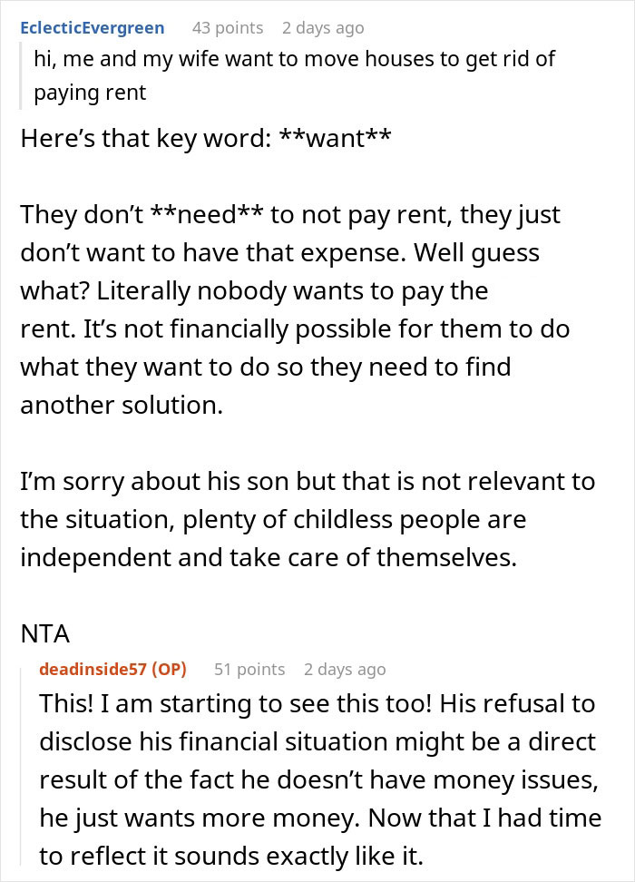Screenshot of a Reddit discussion about an entitled uncle expecting his niece to be his retirement plan. Screenshot of a Reddit discussion about an entitled uncle expecting his niece to be his retirement plan.