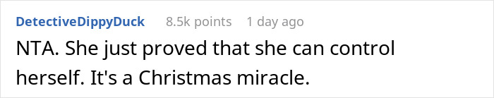 Screenshot of an online comment discussing a wife’s anxiety meltdown leading to being banned from the front seat by her husband. Screenshot of an online comment discussing a wife’s anxiety meltdown leading to being banned from the front seat by her husband.