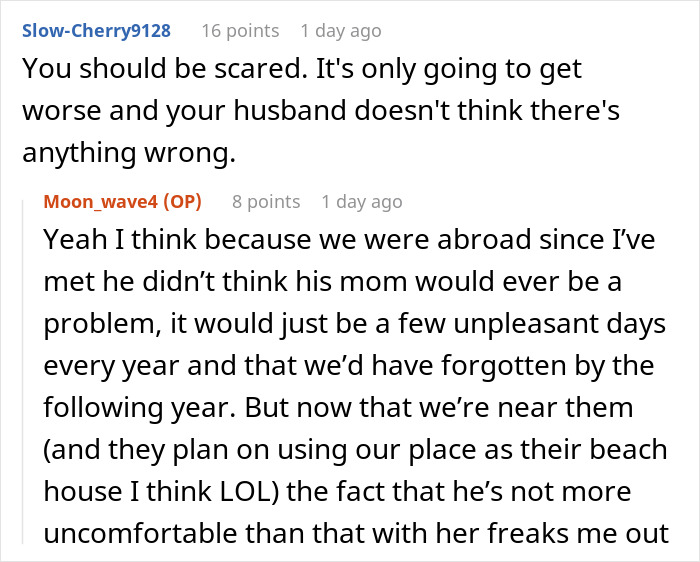 Reddit comments discussing husband treated like wallet on legs and parenting conflict with stepson&rsquo;s mom.