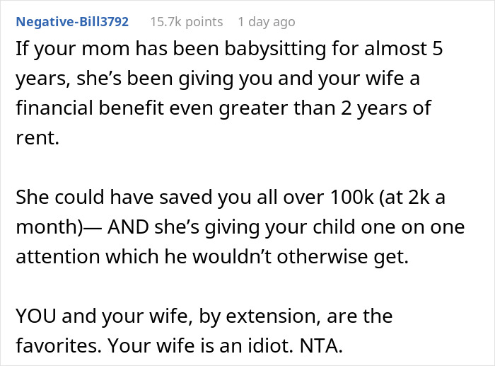 MIL Helps Couple With Childcare, Loses It After DIL Criticizes Her For Paying Her Own Son&rsquo;s Rent