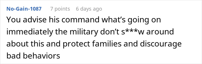 Comment discussing financial problems and family issues between husband and stay-at-home mom leading to divorce.