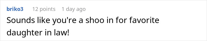 Comment on a forum post about a bride entering new family with drama after excluding sister-in-law from wedding photos. Comment on a forum post about a bride entering new family with drama after excluding sister-in-law from wedding photos.