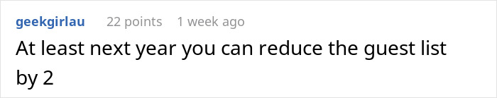 Screenshot of a forum comment discussing family drama involving a woman appalled by her mom enabling chauvinist brother.