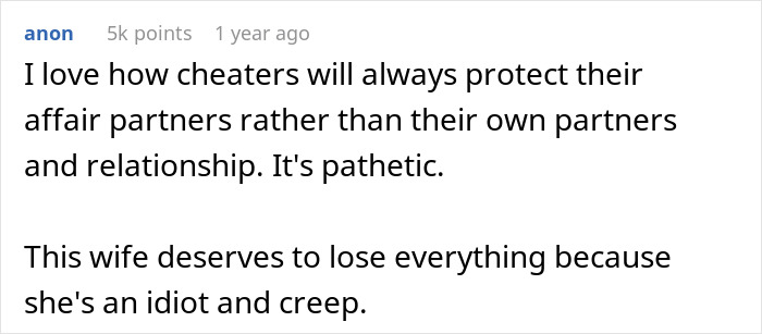 Comment criticizing a wife who makes husband agree to open marriage to reconnect with her ex. Comment criticizing a wife who makes husband agree to open marriage to reconnect with her ex.