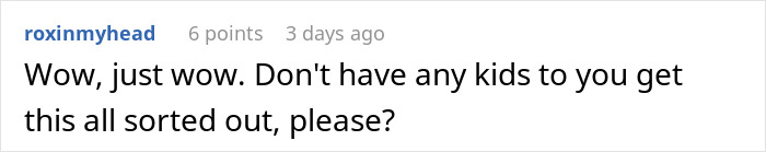 Reddit comment expressing frustration over family issues with husband&rsquo;s relatives living in their home.