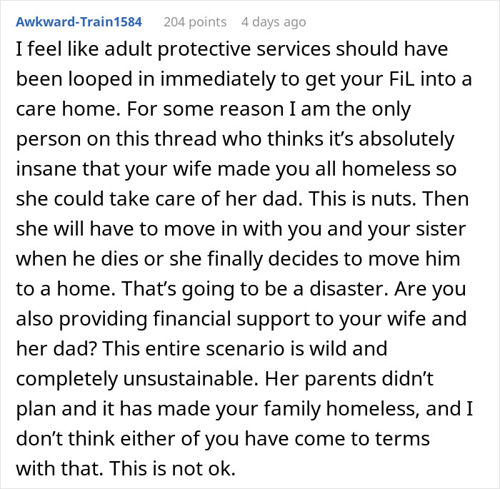 Comment expressing frustration over woman complaining about SIL despite free stay, causing hubby annoyance and family tension.