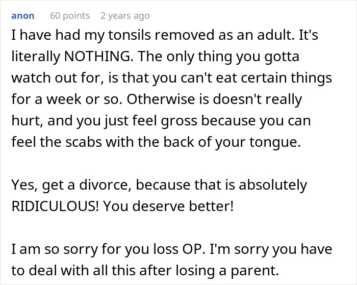 Comment expressing sympathy for wife dealing with husband and in-laws' rudeness and plans to discuss divorce with lawyer Comment expressing sympathy for wife dealing with husband and in-laws' rudeness and plans to discuss divorce with lawyer