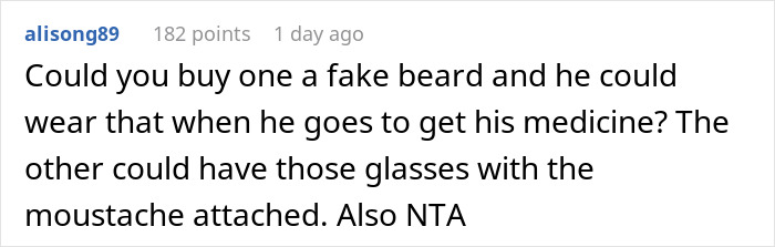Reddit comment discussing parent refusing to make twins less similar for easier school distinction. Reddit comment discussing parent refusing to make twins less similar for easier school distinction.