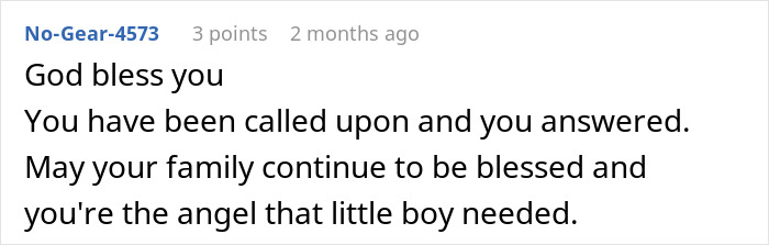 Comment expressing gratitude to a mom of 6 feeling stressed and overwhelmed while babysitting her brother&rsquo;s son.