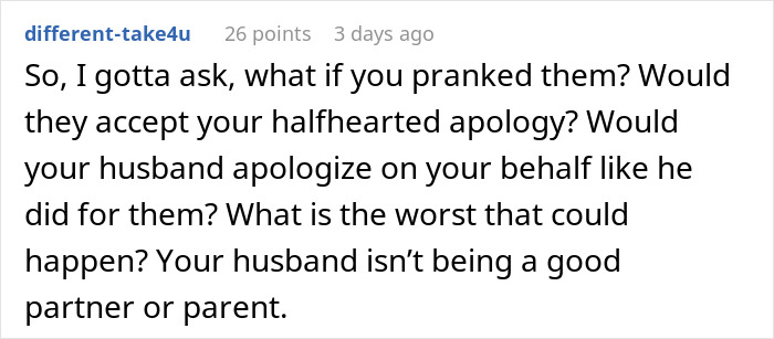 Comment discussing stepdaughters&rsquo; gift pushing woman to her limits and a viral conversation about her husband&rsquo;s role.