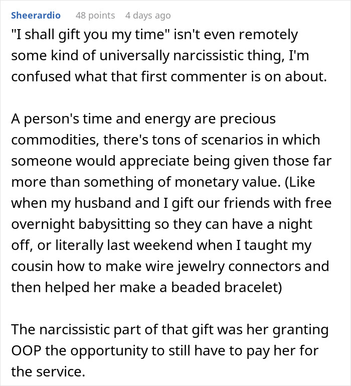 “Ultimate Narcissist”: Woman Gives $100 Off A Tattoo Made By Her As Gift, Mad As SIL Won’t Use It “Ultimate Narcissist”: Woman Gives $100 Off A Tattoo Made By Her As Gift, Mad As SIL Won’t Use It