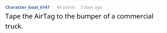 Man upset as 27-year-old son refuses to let him track his car with an AirTag for safety reasons.