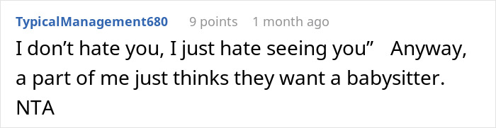 Comment discussing a teen refusing to live with bio parents who abandoned him, mentioning court involvement. Comment discussing a teen refusing to live with bio parents who abandoned him, mentioning court involvement.