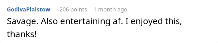 Comment praising savage and entertaining revenge on a workplace bully using theatrics that scares him badly.