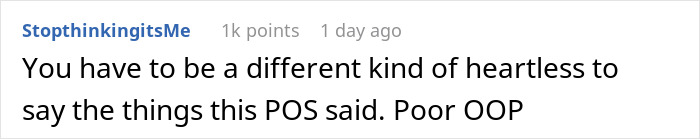 Screenshot of an online comment mocking a teen for not liking superhero stuff before learning it’s grief-related. Screenshot of an online comment mocking a teen for not liking superhero stuff before learning it’s grief-related.