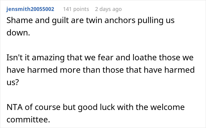 Reddit comment discussing emotions related to a man accidentally moving next door to a former friend and conflict ensuing. Reddit comment discussing emotions related to a man accidentally moving next door to a former friend and conflict ensuing.