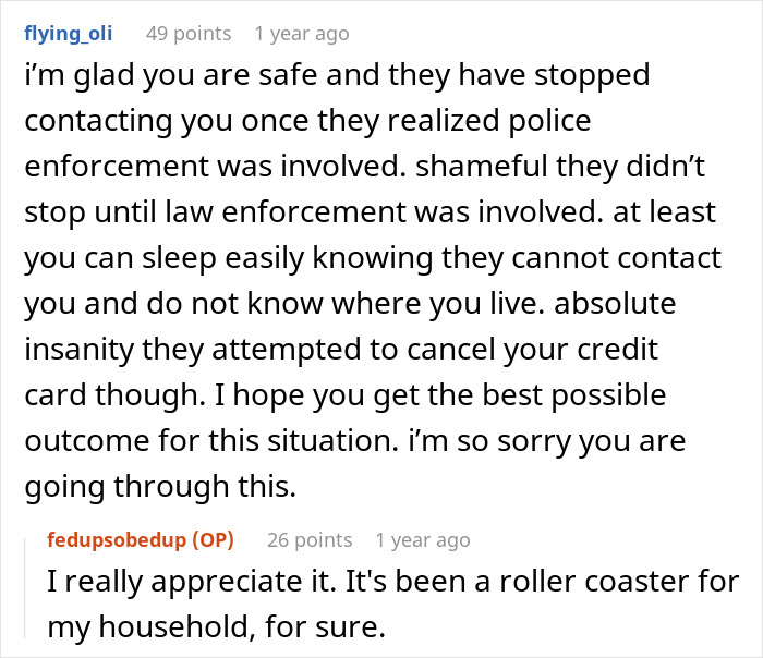 Reddit comments discussing a woman&rsquo;s story about her hair stylist and discovering a weird hair shrine.