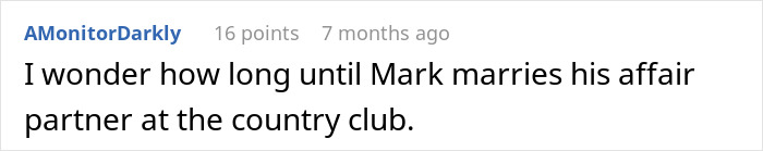 Screenshot of a Reddit comment discussing relationship drama involving a woman snapping at her MIL over a manipulative gift.