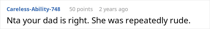 Screenshot of an online comment discussing a lady insulting her SIL's husband and ending up tongue-tied over partner’s indiscretions.