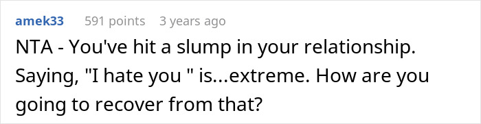 Comment on relationship struggles describing a working wife dropping the supermom act after man-child husband criticism. Comment on relationship struggles describing a working wife dropping the supermom act after man-child husband criticism.