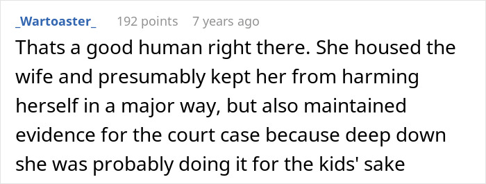 Screenshot of a court comment detailing evidence and support in a case involving a woman’s award winning act. Screenshot of a court comment detailing evidence and support in a case involving a woman’s award winning act.