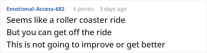 Reddit comment screenshot showing user and poem-like reply, man feels like his girlfriend's ATM, advising to get off the ride Reddit comment screenshot showing user and poem-like reply, man feels like his girlfriend's ATM, advising to get off the ride