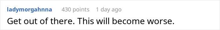 Reddit comment reading Get out of there. This will become worse. Warning about boyfriend ban friends Reddit comment reading Get out of there. This will become worse. Warning about boyfriend ban friends