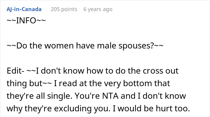 Screenshot of an online forum post discussing a guy furious after family excludes him from girl days and immaturity issues. Screenshot of an online forum post discussing a guy furious after family excludes him from girl days and immaturity issues.