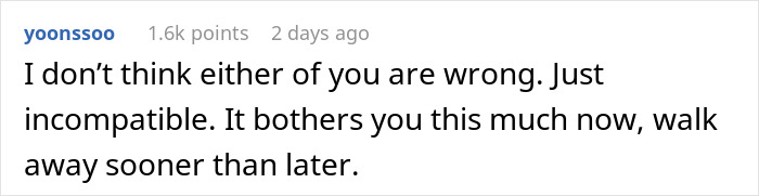 Woman reacts with surprise and frustration after asking widower boyfriend to remove his wedding ring.