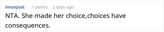 Screenshot of an online comment discussing an unemployed woman cheating on her boyfriend with a jobless man.