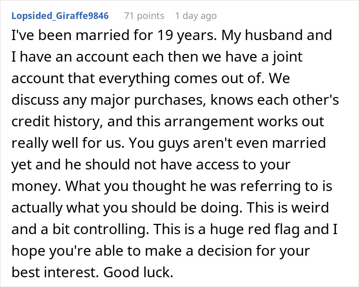 Man Decides Engagement Depends On GF Giving Him Full Access To Her Money, She Just Laughs At Him Man Decides Engagement Depends On GF Giving Him Full Access To Her Money, She Just Laughs At Him