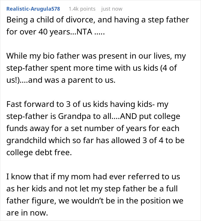 Man Told He’s Not A Real Parent To Stepson, Refuses To Be A Wallet When College Tuition Is Mentioned Man Told He’s Not A Real Parent To Stepson, Refuses To Be A Wallet When College Tuition Is Mentioned