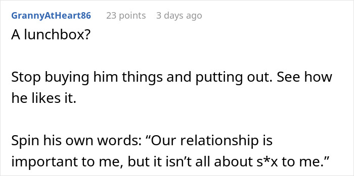 Comment about a man failing to buy Christmas presents for his girlfriend and advice on changing relationship dynamics. Comment about a man failing to buy Christmas presents for his girlfriend and advice on changing relationship dynamics.