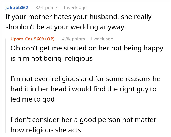 Mom's Plan To Control Her Daughter's Wedding By Forcing Her To Uninvite Her Dad Backfires Horribly Mom's Plan To Control Her Daughter's Wedding By Forcing Her To Uninvite Her Dad Backfires Horribly