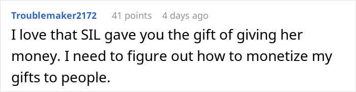 “Ultimate Narcissist”: Woman Gives $100 Off A Tattoo Made By Her As Gift, Mad As SIL Won’t Use It “Ultimate Narcissist”: Woman Gives $100 Off A Tattoo Made By Her As Gift, Mad As SIL Won’t Use It